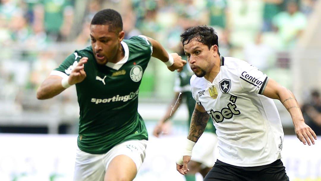 Palmeiras e Botafogo empatam sem gols na estreia do Brasileirão