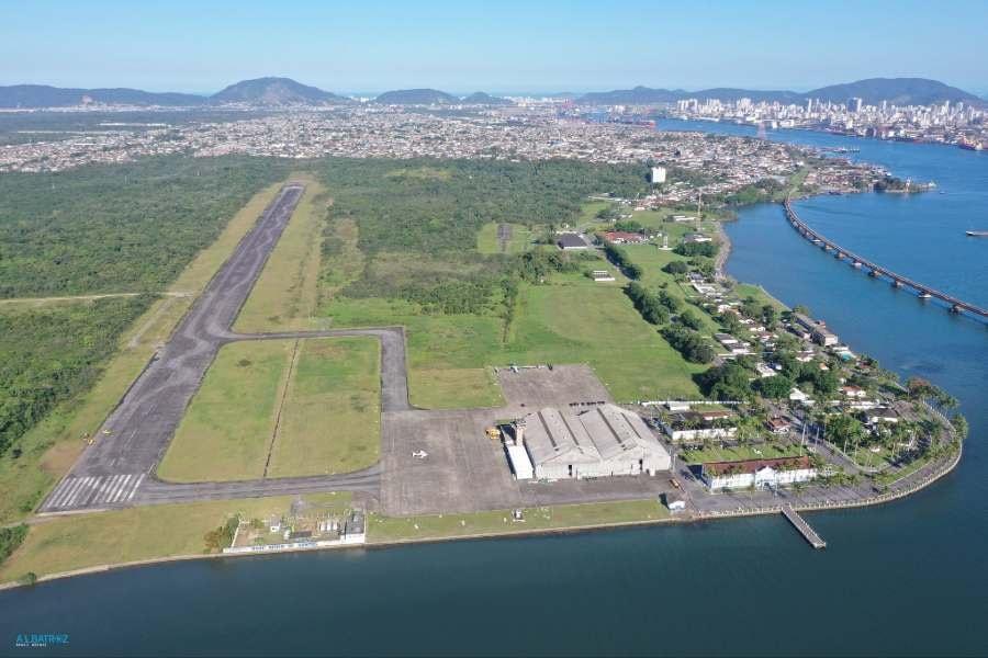 Guarujá anuncia conclusão da 1ª fase do aeroporto e início da construção do terminal de passageiros