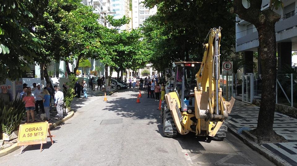 Iniciadas as obras de revitalização da Rua Mário Ribeiro