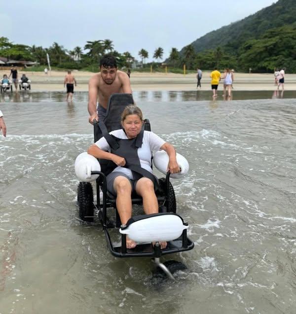 Praia Acessível acontece em Guarujá nesta terça-feira (29)