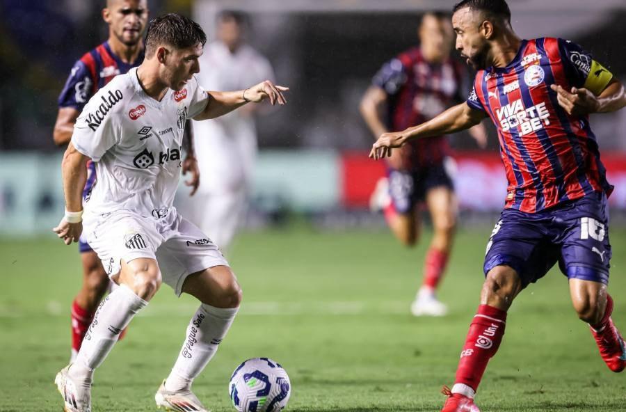 Santos sofre empate do Bahia no fim e deixa Caixinha 'na corda bamba'