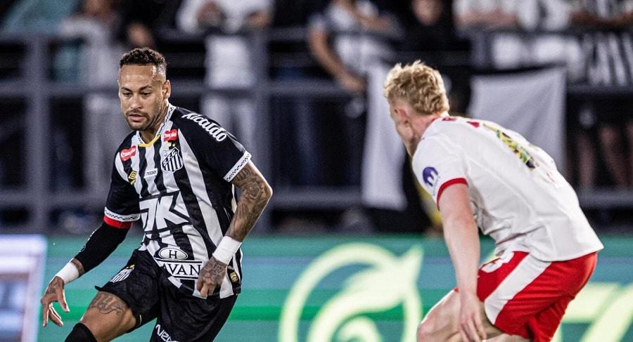 Neymar é titular, e Santos perde de time alemão com gols de 'parça' ex-PSG