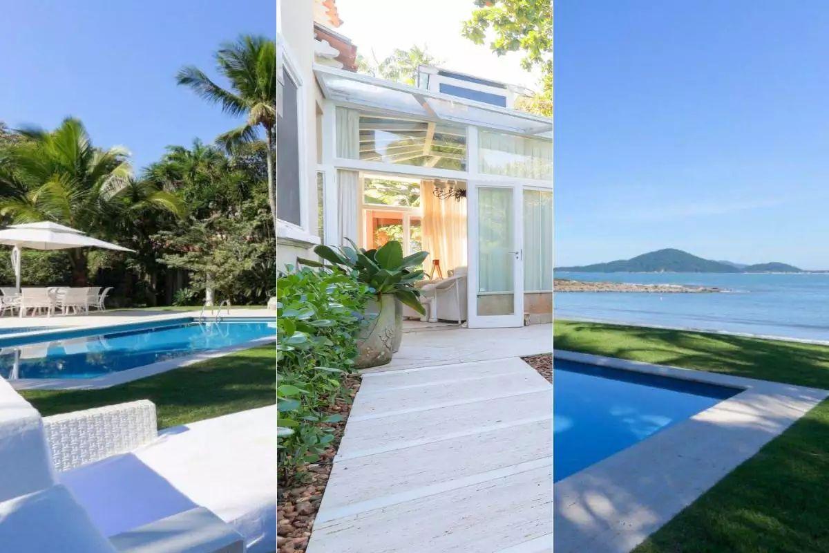Mansão de R$ 65 milhões em praia restrita põe Guarujá, no litoral de São Paulo, nos endereços mais exclusivos do Brasil