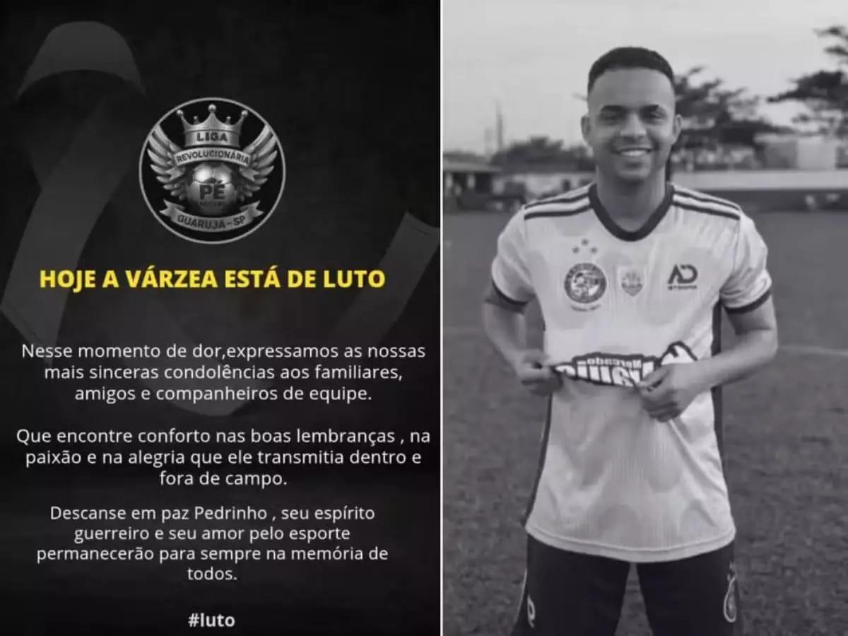 Jogador de futebol amador morre após bater a cabeça em muro durante partida em Guarujá, no litoral de São Paulo