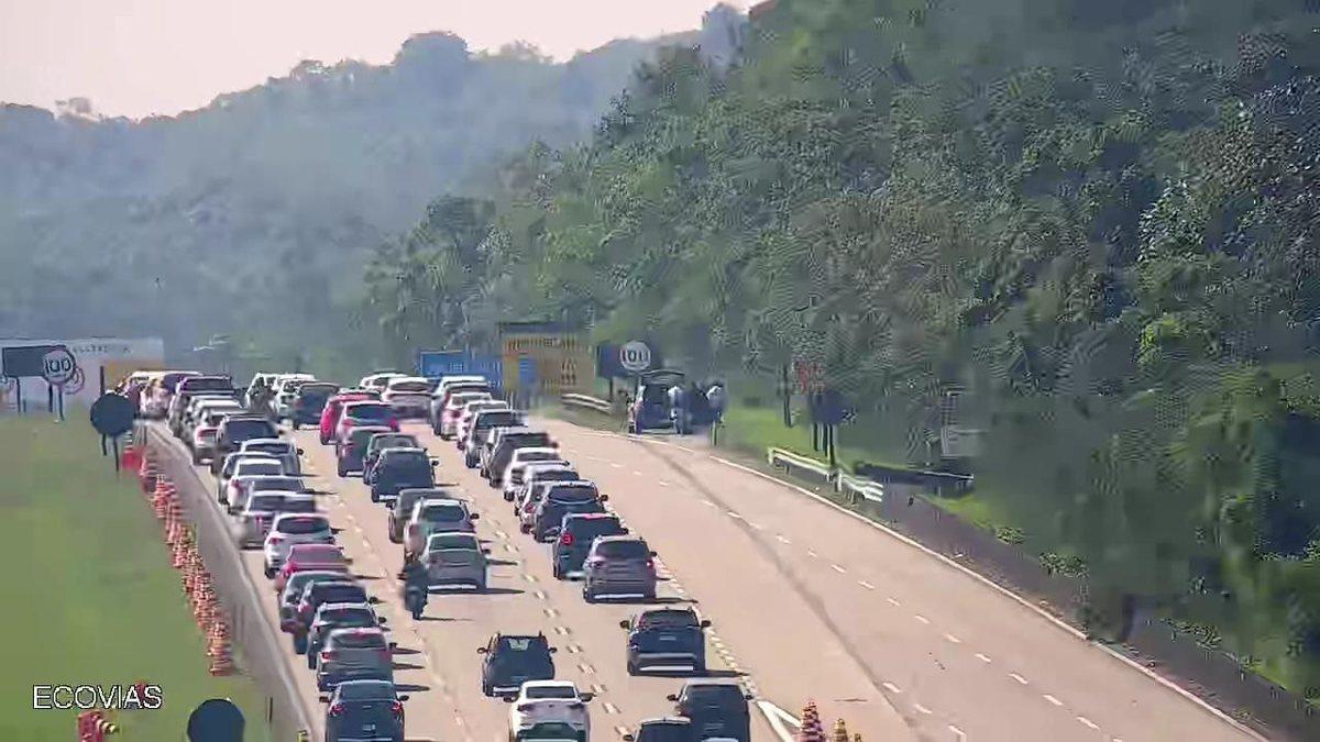 Confira a situação das rodovias do litoral de SP na manhã deste domingo (7)