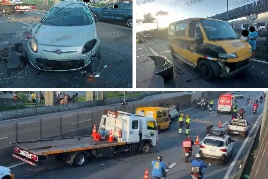 Adolescente morre em acidente de trânsito em Praia Grande e duas pessoas ficam feridas