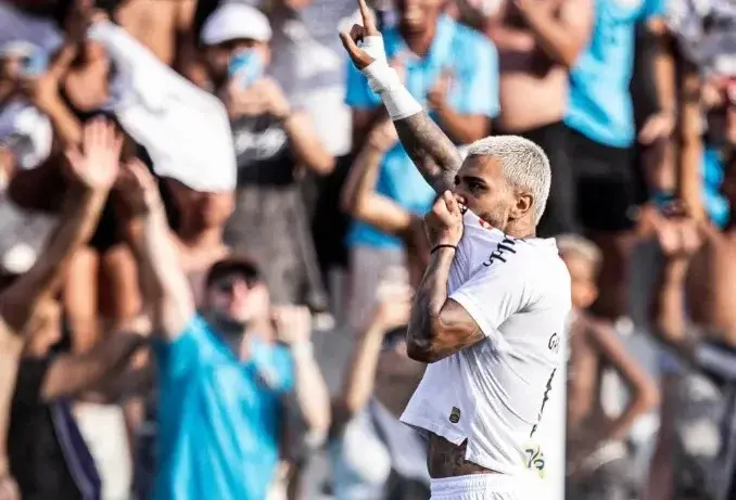 Gabigol marca e ajuda Santos em virada contra o Novorizontino no Paulistão
