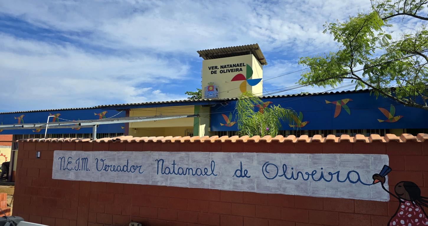 Reforma da creche Natanael de Oliveira acontece nesta segunda-feira (19)