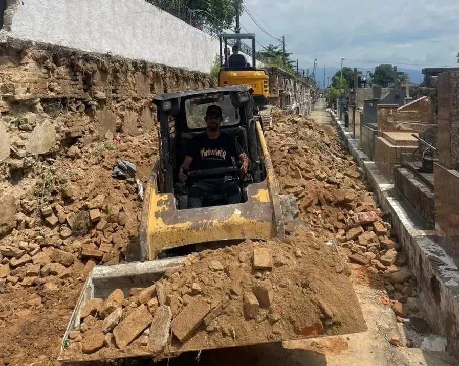 Santos inicia obras de ampliação no Cemitério da Filosofia