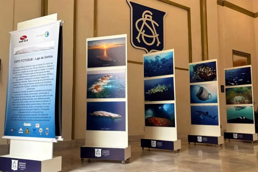 ACS recebe exposição sobre Laje de Santos até 6 de março