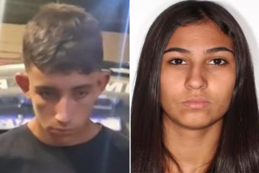 Juan, de 18 anos, é suspeito de matar Geovana, de 19, com um tiro na cabeça diante da filha do casal — Foto: Viva Abc e reprodução