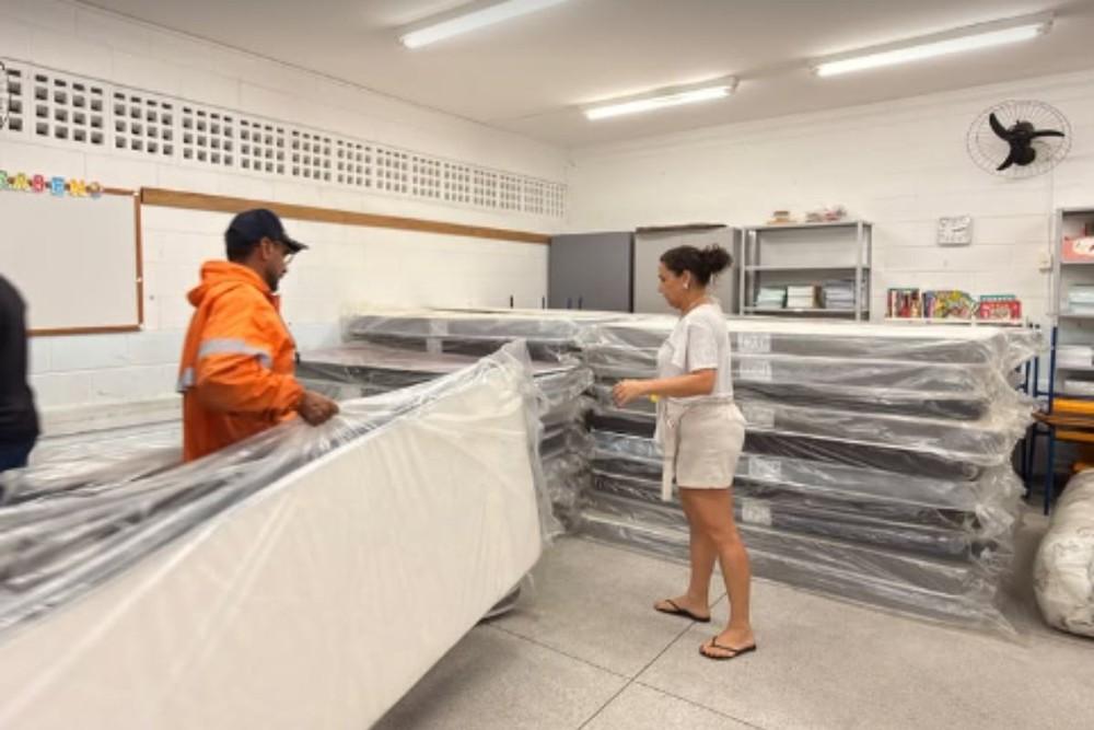 Ajuda humanitária foi enviada para Peruíbe (SP) — Foto: Prefeitura de Peruíbe