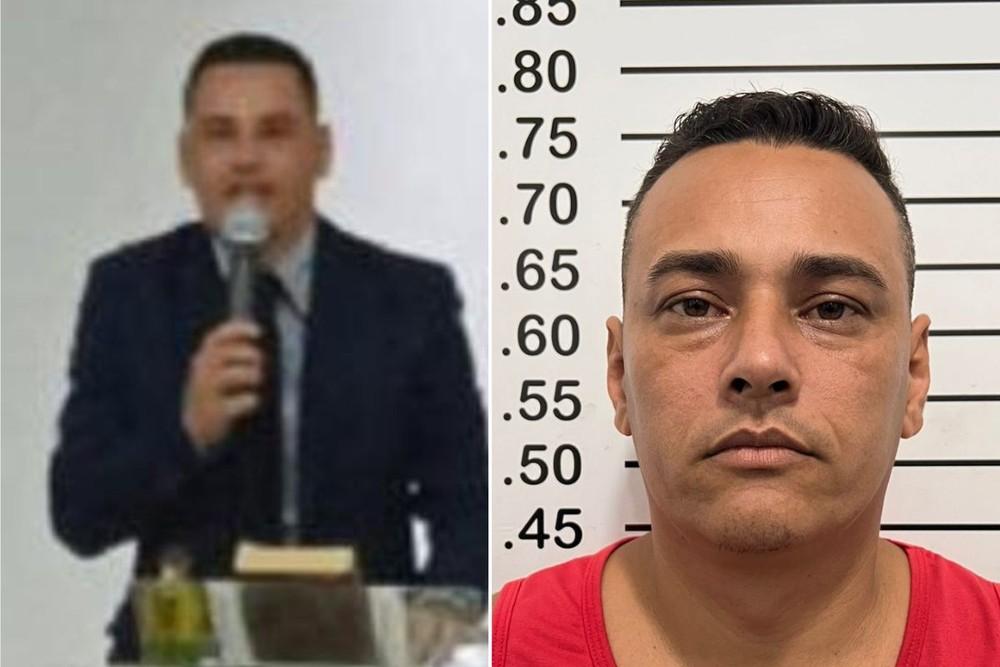 Alex Tomaz Campos, de 38 anos, é suspeito de chefiar quadrilha que assaltou presidente do STJ da Bolívia em Guarujá, SP — Foto: Reprodução