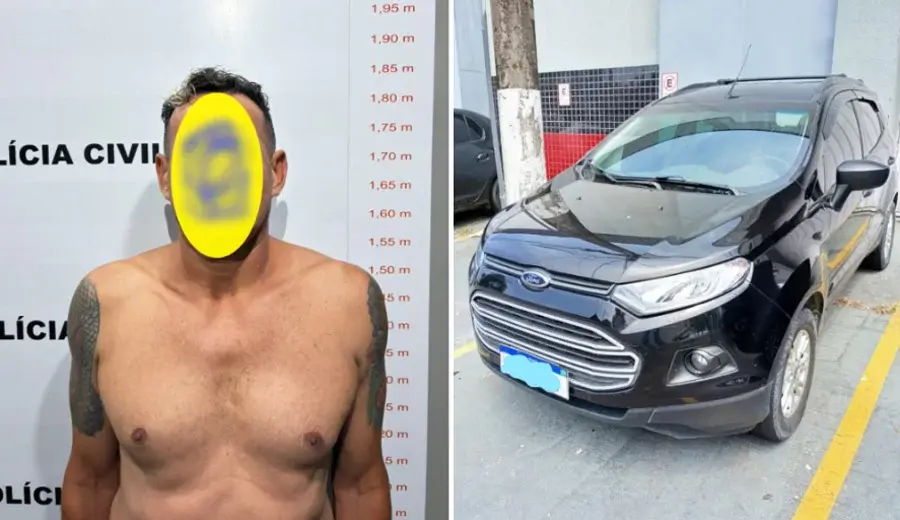 Foragido condenado por roubo qualificado é preso após tentar se esconder em Guarujá