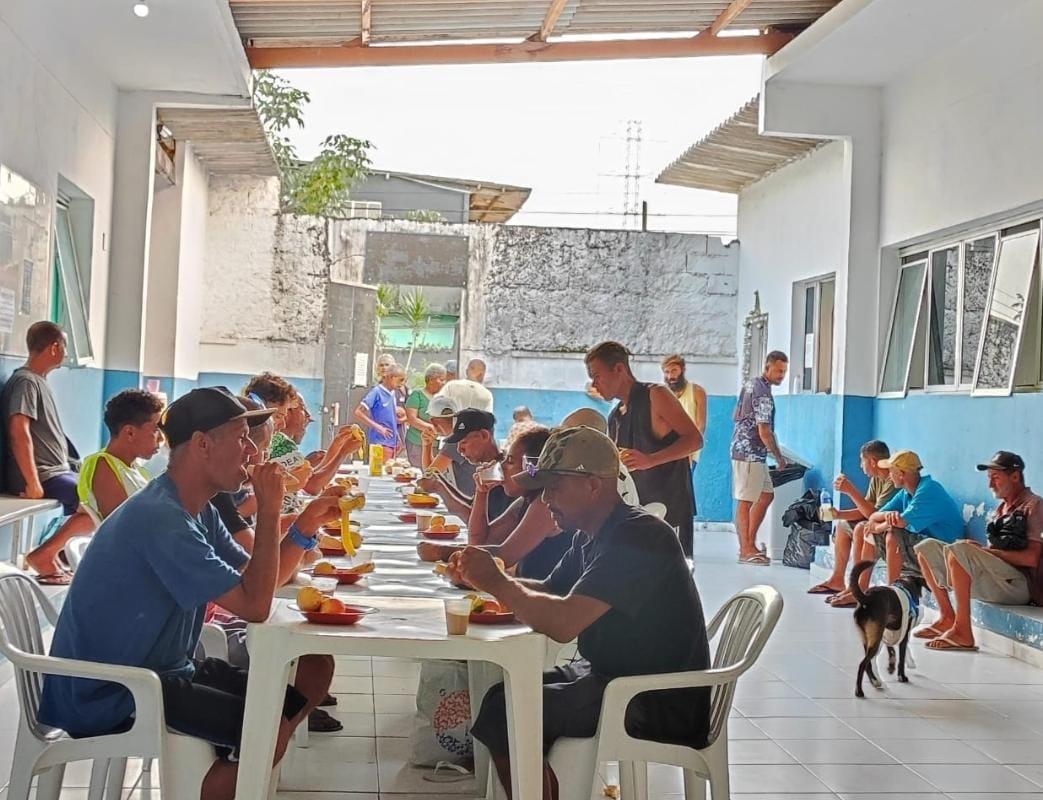 Guarujá reforça abordagem social, acolhimento e inclusão produtiva para população em situação de rua