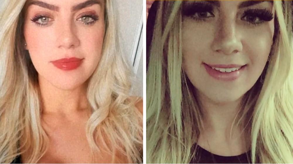 Gisele Alves Santana era policial militar e deixa uma filha de sete anos. — Foto: Montagem/g1/Arquivo pessoal