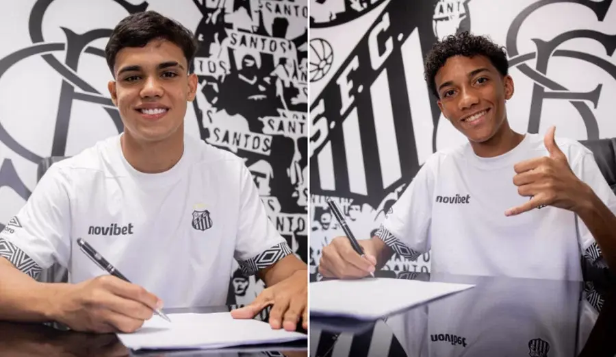 Gustavo Henrique renova até dezembro de 2030 com o Santos; Robinho Jr também renova
