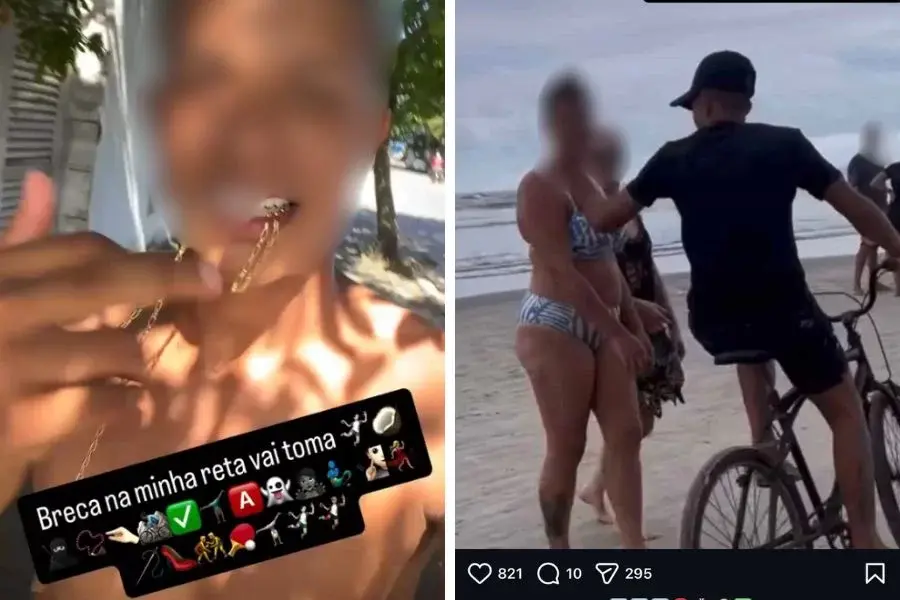Menor de idade rouba banhistas em Praia Grande e ostenta itens nas redes sociais