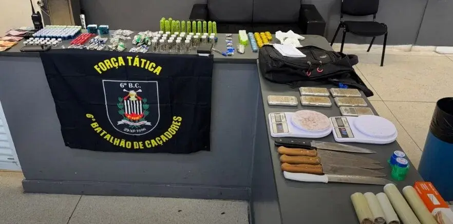 Suspeito é preso com mais de 1,6 kg de maconha durante operação da PM em Santos