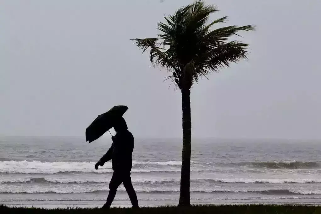 Temporal atinge o litoral de São Paulo com 100mm de chuva, raios e ventos intensos de 100 km/h