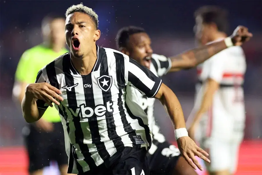 Botafogo faz golaço no fim, e São Paulo empata a segunda seguida com Dorival