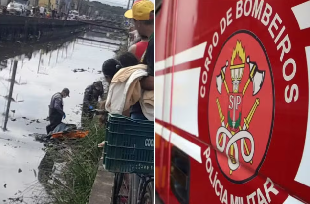 Corpo é encontrado submerso em canal no litoral de SP