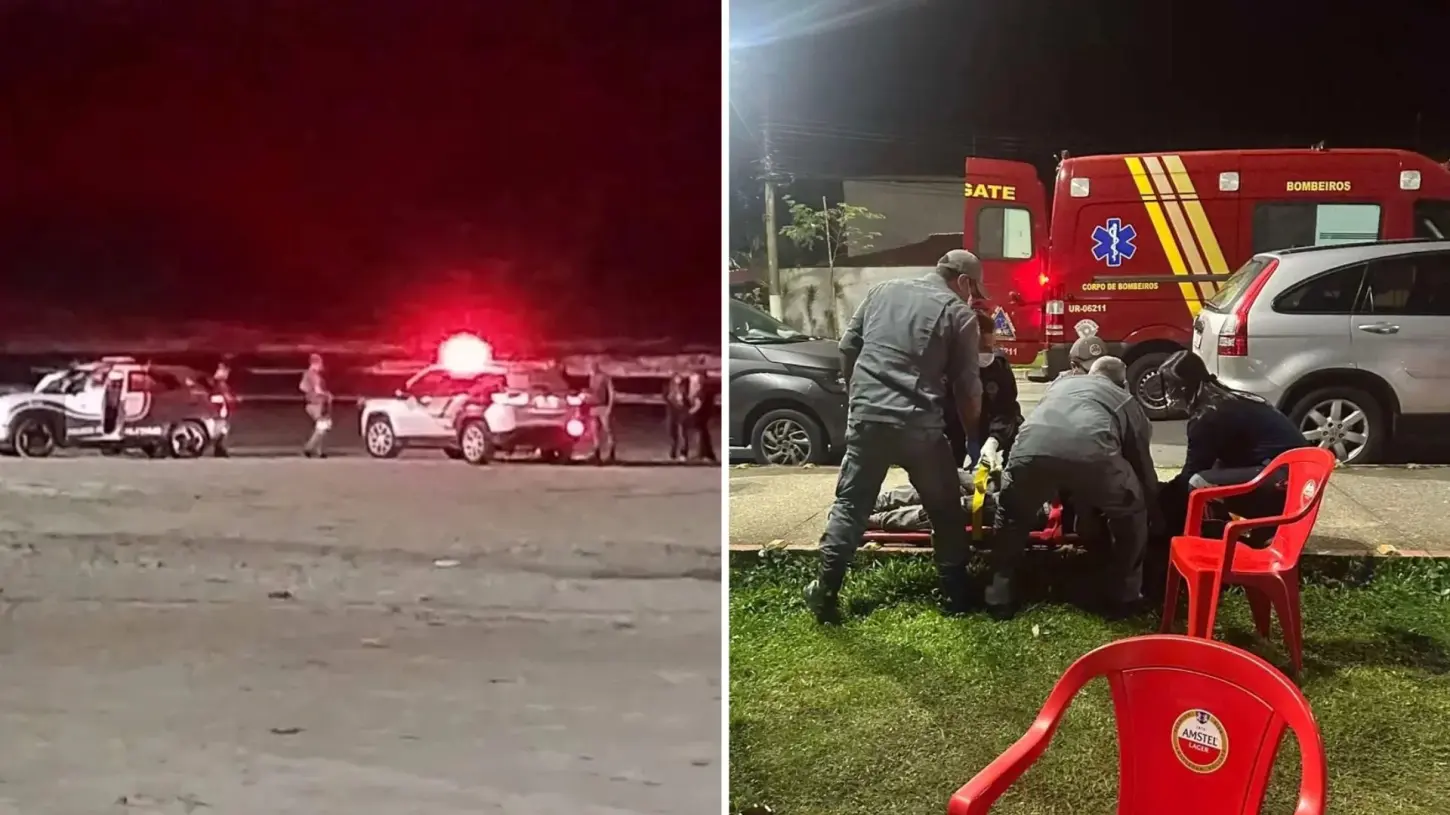 PM aposentado reage a assalto, mata ladrão e fere outro na praia