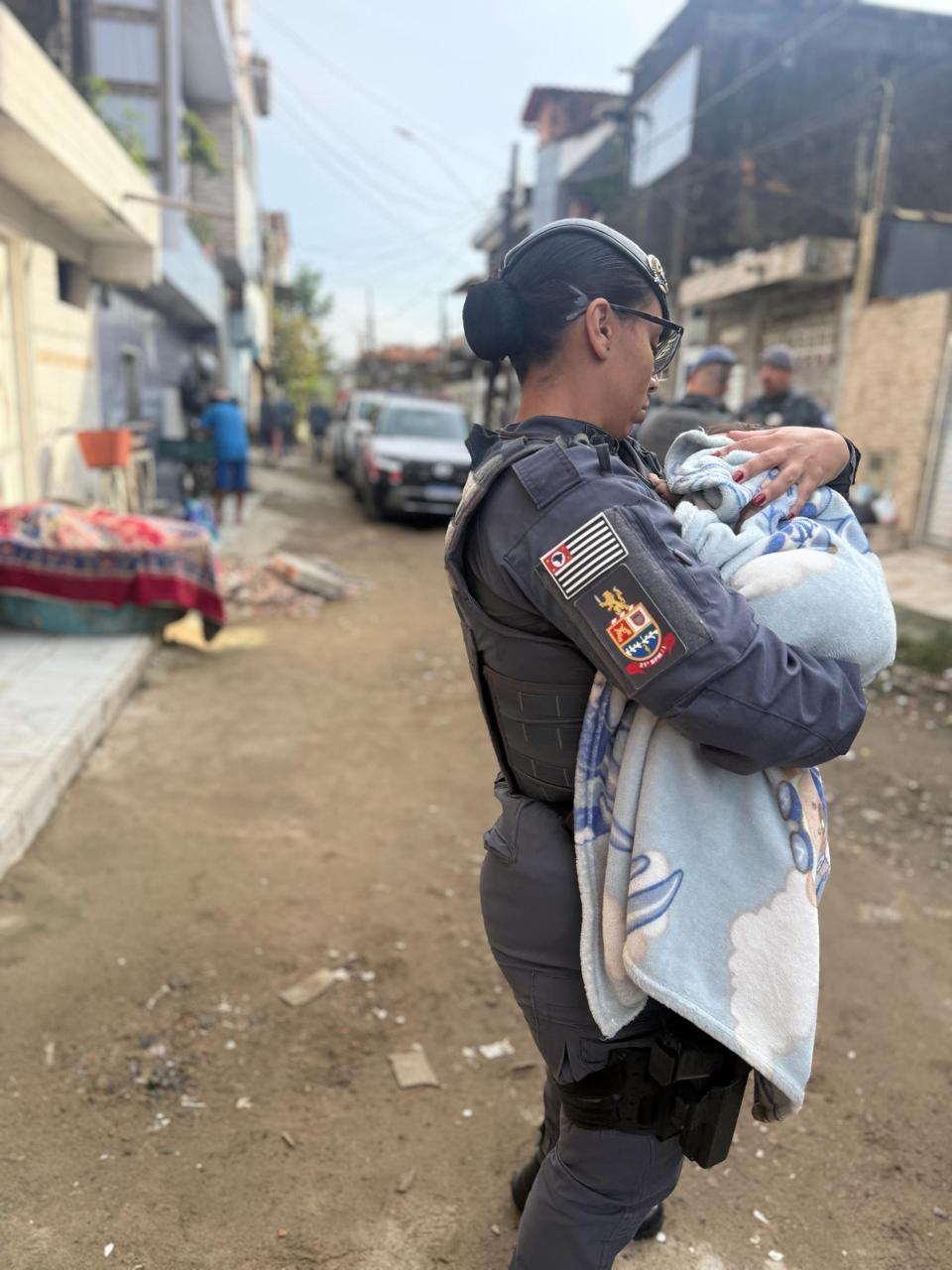 Polícia Militar encerra sequestro de bebê de 3 meses, no bairro Morrinhos III.