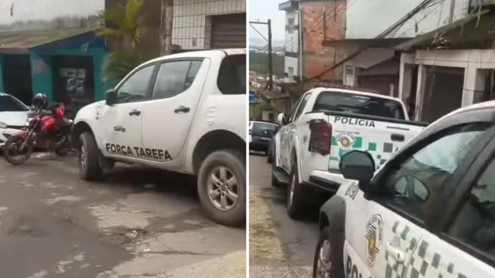 Criminosos atiram contra PM durante operação em Guarujá