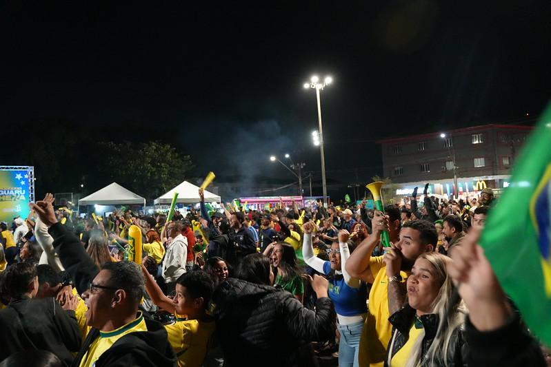Domingo (5) é dia de torcer pela Seleção Brasileira na Praça 14 Bis