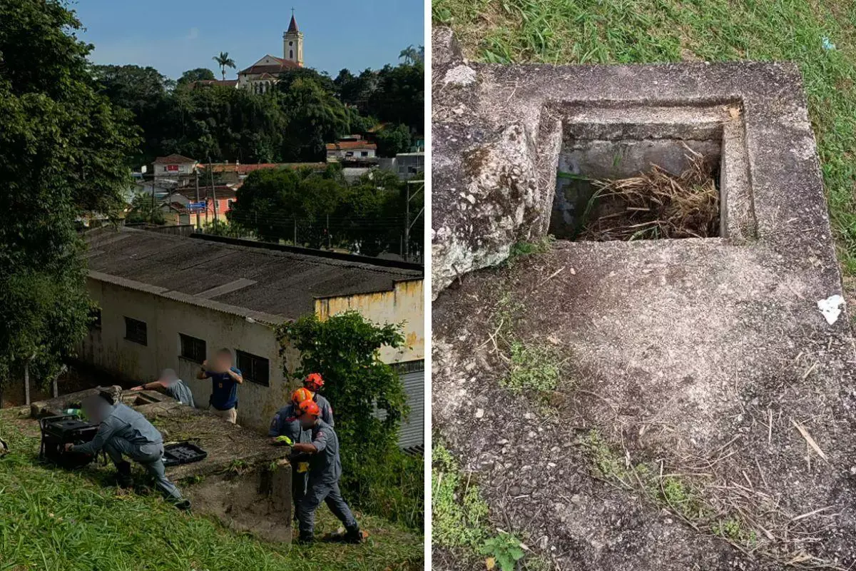 Mulher encontrada morta dentro de estrutura de concreto estava dormindo na hora da morte, diz polícia