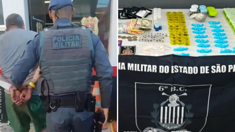 Procurado por pensão alimentícia é preso por tráfico e tentativa de suborno