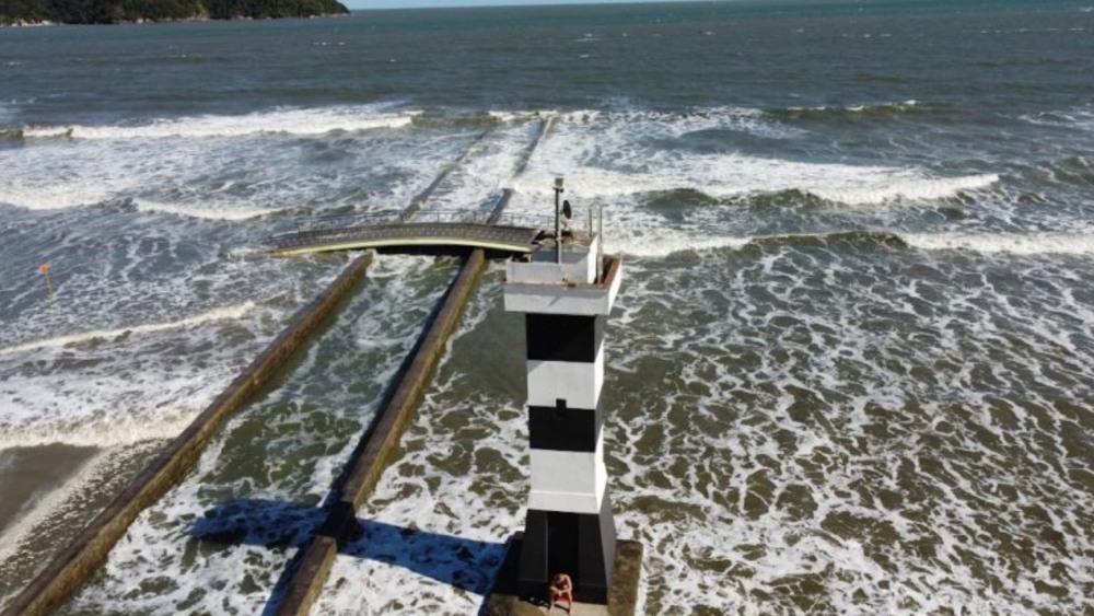 Baixada Santista deve ter mar agitado a partir deste sábado, alerta NPH-Unisanta