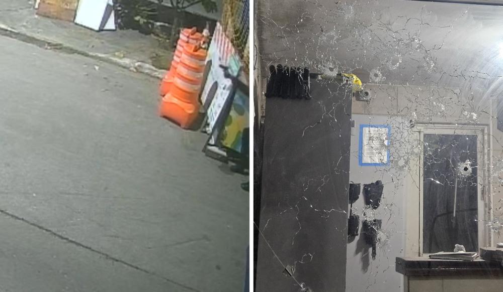 Suspeito morre após confronto com a PM e base é atacada em seguida em Guarujá; VÍDEO