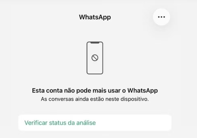 Usuários do WhatsApp relatam conta bloqueada pela plataforma