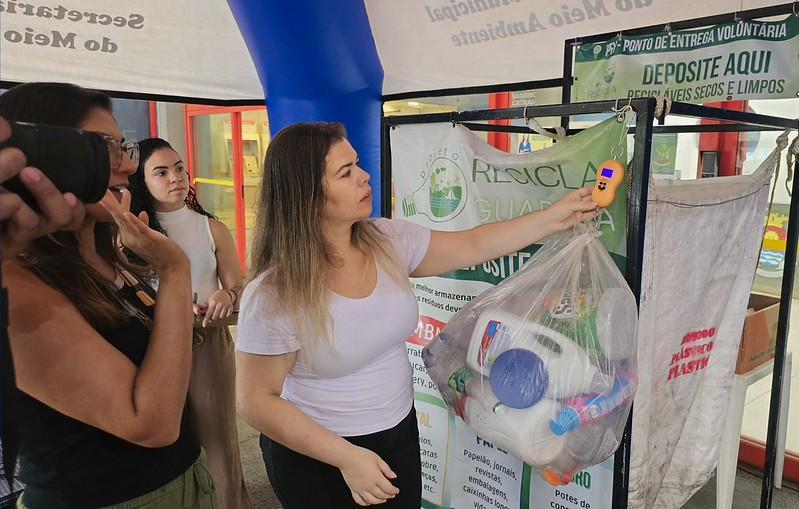 Gincana Sustentável recolhe recicláveis entre alunos de escolas municipais de Guarujá