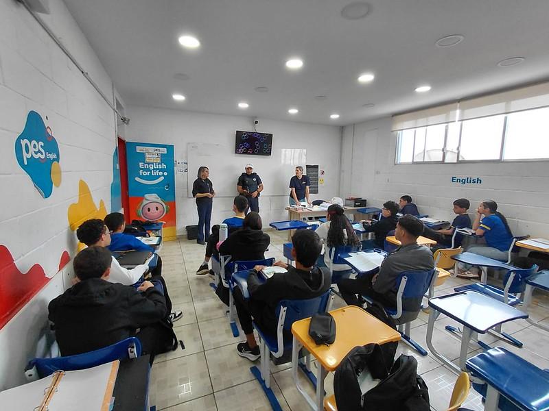Prefeitura conscientiza 150 estudantes sobre trânsito seguro durante atividades da Escola do Trânsito