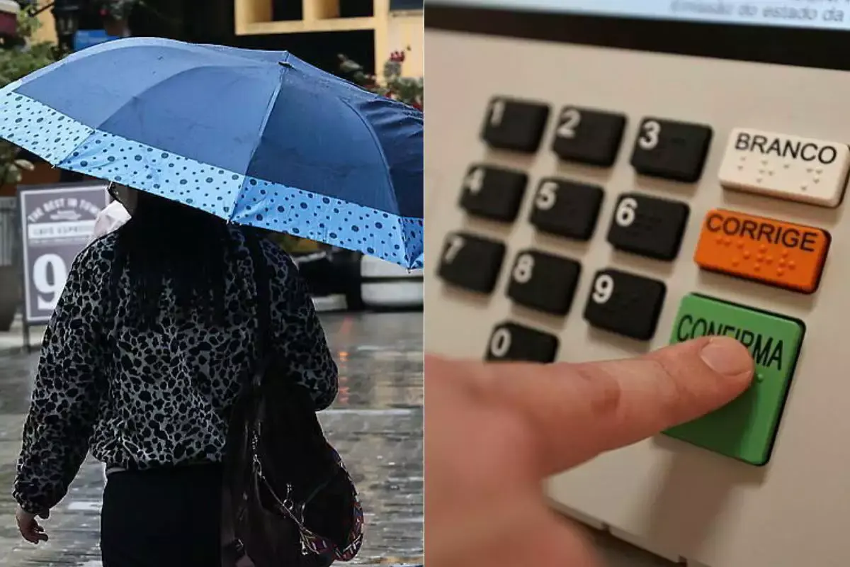 Chuva intensa e ventos fortes atingem o litoral de São Paulo no fim de semana de eleições; veja temperaturas