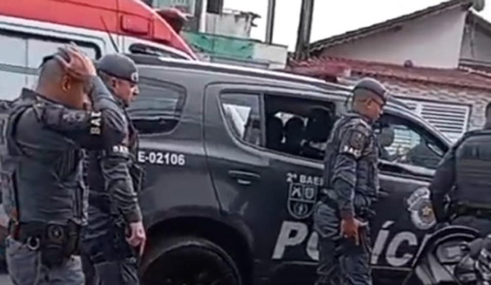 Mandado de afastamento mobiliza PM e termina com fuga de suspeito em Praia Grande