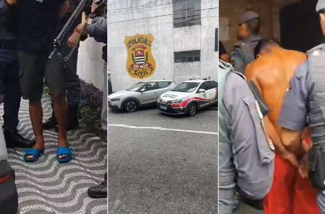 PM rastreia carro roubado até garagem e prende dupla no litoral de SP