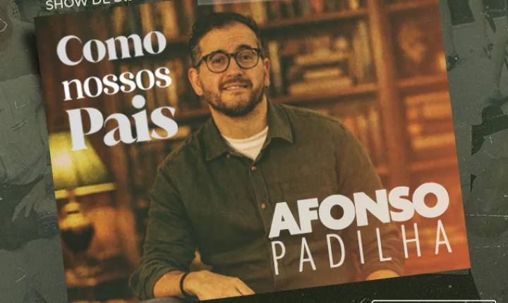 Afonso Padilha apresenta stand up neste sábado (16), em Guarujá