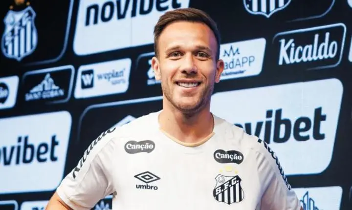 Arthur revela conversa com Neymar e celebra acerto com o Santos