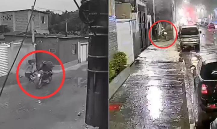 Câmeras flagram motociclista apalpando mulheres e fugindo após ataques no litoral de SP