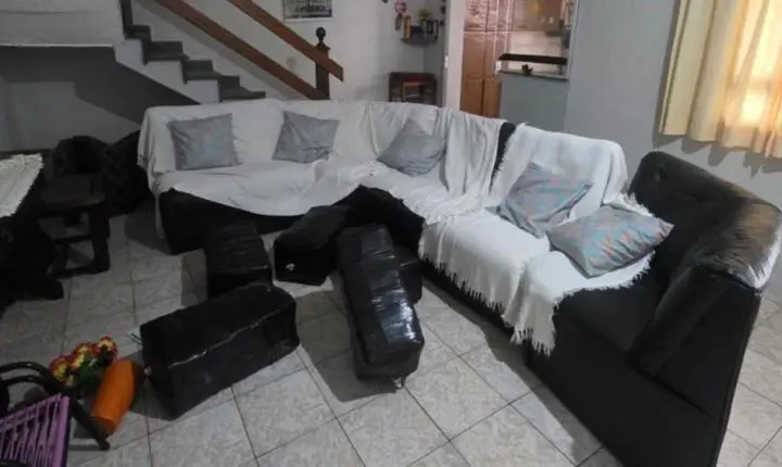 Carga de R$ 10 mi em cocaína é apreendida com rastreadores em Guarujá; VÍDEO