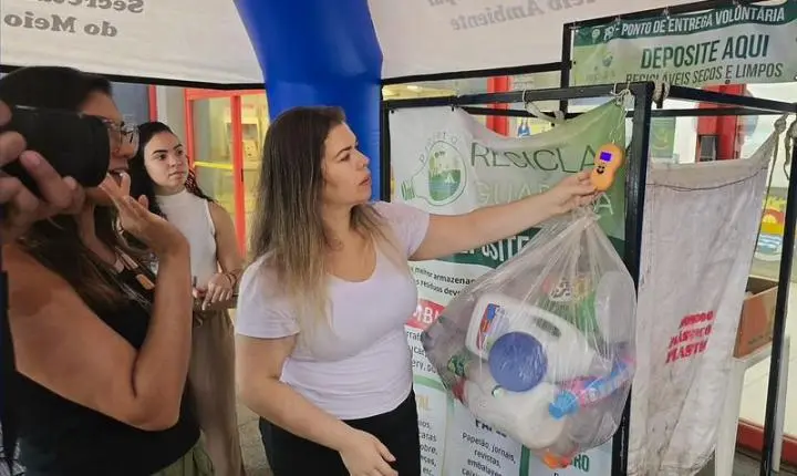 Gincana Sustentável recolhe recicláveis entre alunos de escolas municipais de Guarujá