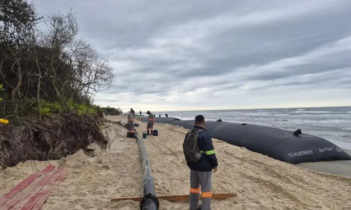 Governo de SP inicia obra para conter erosão na Ilha do Cardoso