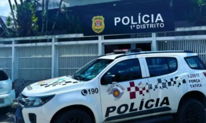 Homem cai durante fuga após furtar celular e é preso em Itanhaém