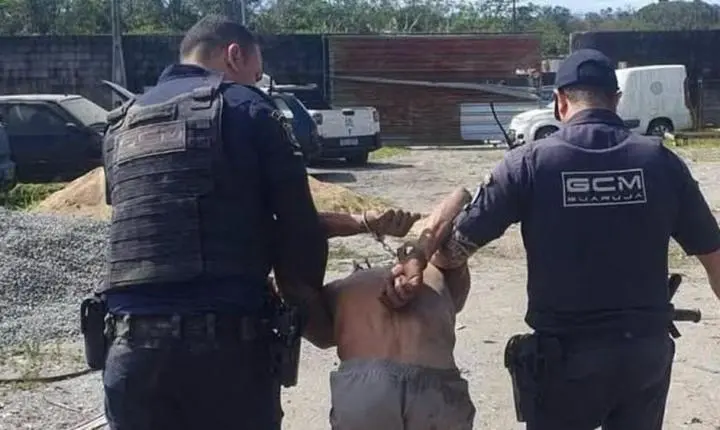 Homem é detido após invadir pátio de veículos em Guarujá