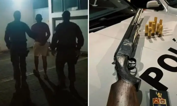 Homem é preso após atirar contra janela da ex-companheira em Praia Grande