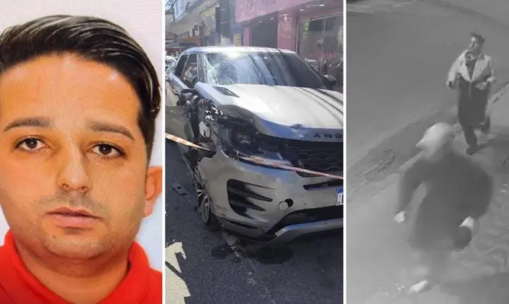 Motorista que atropelou e matou coletor em São Vicente vira foragido após prisão temporária
